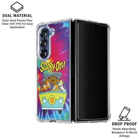 Scooby Doo Scooby-Doo Tie Dye Galaxy Z Fold6 Clear Case